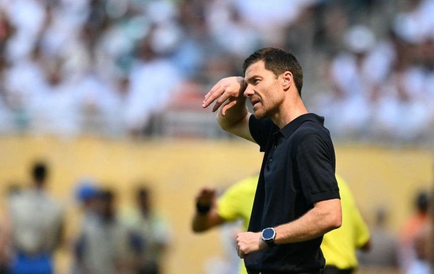 El nuevo director técnico del Real Madrid, el español Xabi Alonso, durante un partido del Mundial de Clubes, el 18 de junio de 2025.