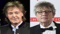 Paul McCartney en su gira One on One en Tinley Park, Illinois el 26 de julio de 2017, izquierda, y el poeta Paul Muldoon en la gala literaria PEN America 2019 en Nueva York el 21 de mayo de 2019. Paul McCartney en su gira One on One en Tinley Park, Illinois el 26 de julio de 2017, izquierda, y el poeta Paul Muldoon en la gala literaria PEN America 2019 en Nueva York el 21 de mayo de 2019.