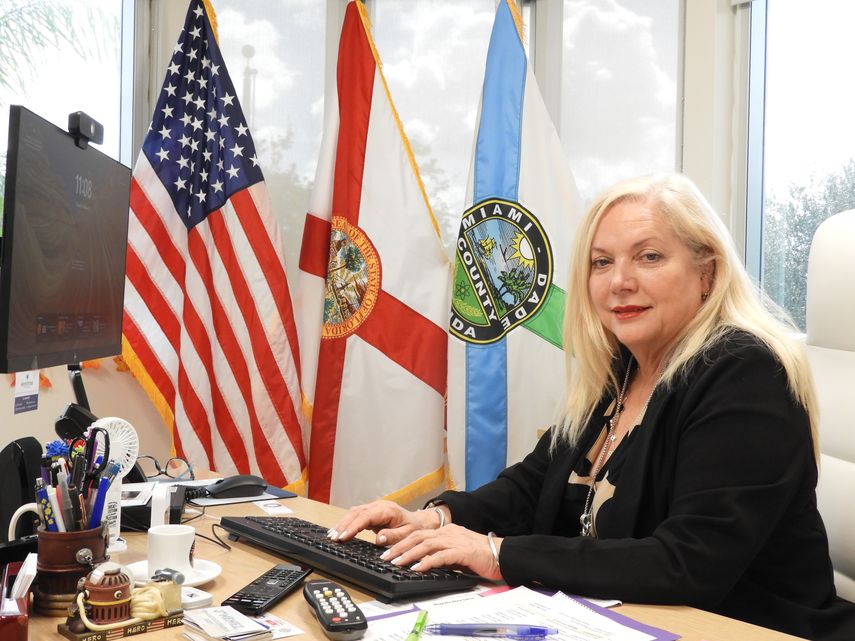 Alina García, supervisora de elecciones del condado Miami-Dade.