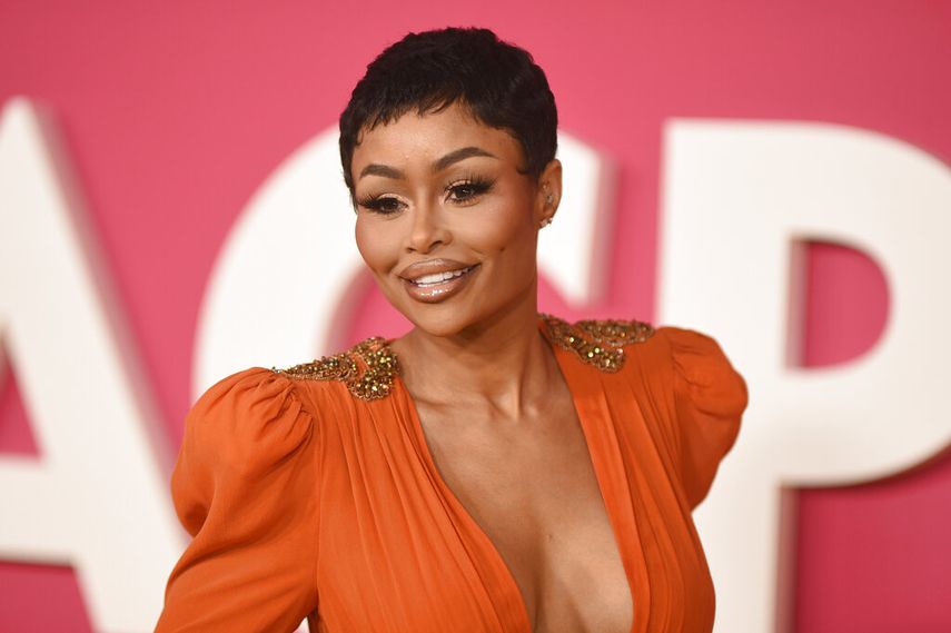 Blac Chyna llega a la 54ª edición de los NAACP Image Awards el sábado 25 de febrero de 2023 en el Civic Auditorium de Pasadena, California.