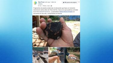Captura de pantalla de la cuenta de Facebook del canal de televisión oficialista cubano Tele Pinar.