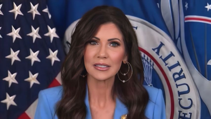 La secretaria de Seguridad Nacional, Kristi Noem.