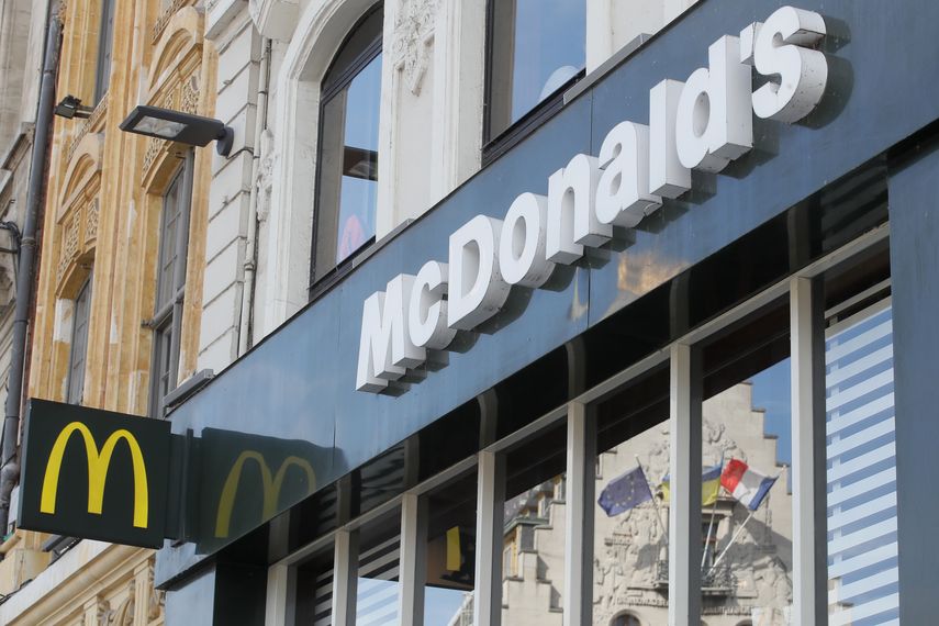 Un restaurante de la cadena McDonalds en Lille, en el norte de Francia.