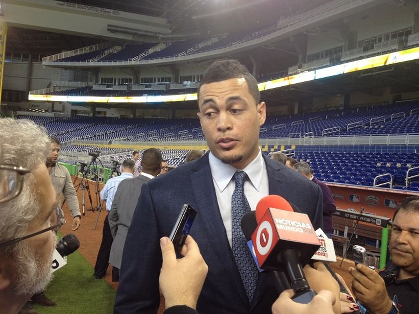 Stanton estuvo acompañado por el alto mando del equipo. (LUIS RANGEL)