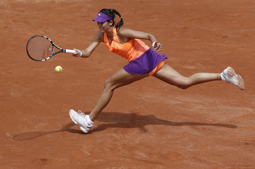 Estoy muy feliz, no esperaba esto. Cada partido es difícil y hoy fue un gran día, sentenció la vencedora del duelo. (EFE)