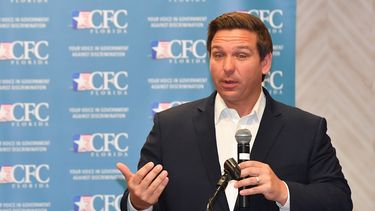 Ron DeSantis, gobernador del estado de la Florida.