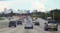 Vista parcial de la autopista 836 en Miami. Vista parcial de la autopista 836 en Miami.
