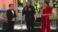 Raúl González, Txuo Rodriguez Villaroel y la presentadora Daniela Kosan en la gala benéfica Un solo corazón por Venezuela. &nbsp; &nbsp;