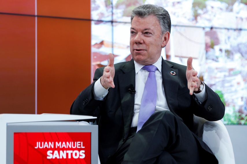 Santos calificó la migración de venezolanos como uno de los  nuevos retos y realidades a los que el Estado colombiano le está  haciendo frente.