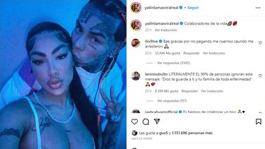 Yailin y Tekashi 6ix9ine.