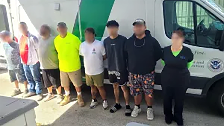 Siete cubanos arrestados en los Cayos de Florida.