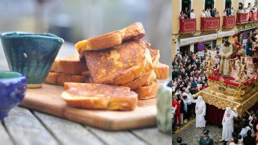 Torrijas, populares en Semana Santa en España. 