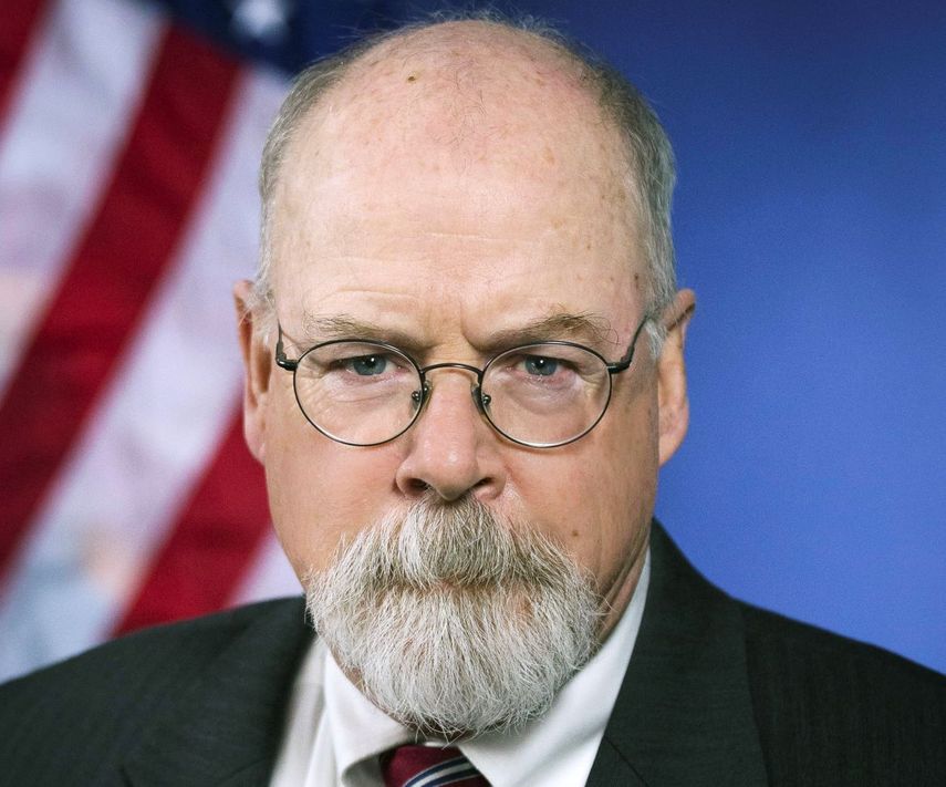 Retrato de 2018 proporcionado por el Departamento de Justicia de Estados Unidos del fiscal federal de Connecticut John Durham.&nbsp;