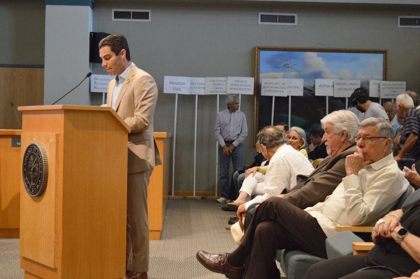 El alcalde de Miami, Francis Suárez, resaltó el papel de la ciudad en la lucha por la democracia en Cuba.