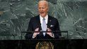 El presidente de los Estados Unidos, Joe Biden, se dirige a la 77ª sesión de la Asamblea General de las Naciones Unidas en la sede de la ONU en la ciudad de Nueva York el 21 de septiembre de 2022. El presidente de los Estados Unidos, Joe Biden, se dirige a la 77ª sesión de la Asamblea General de las Naciones Unidas en la sede de la ONU en la ciudad de Nueva York el 21 de septiembre de 2022.