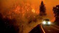 El incendio cerca del Bosque Nacional Klamath en California el 30 de julio del 2022. El incendio cerca del Bosque Nacional Klamath en California el 30 de julio del 2022.