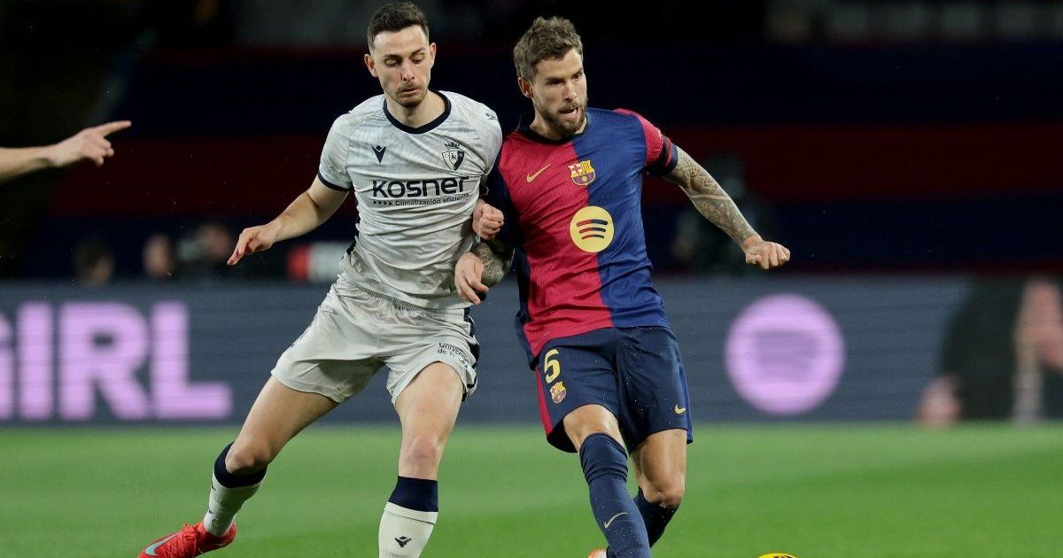 Osasuna impugna partido contra el Barcelona por presunta alineación indebida de Iñigo Martínez