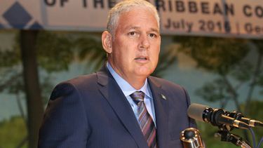 Allen Chastanet, primer ministro del Estado caribeño de Santa Lucía.