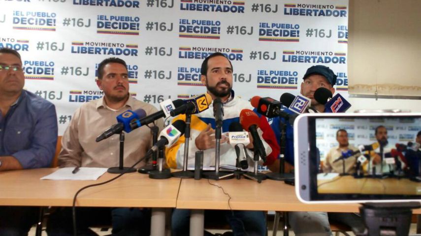 Edison Ferrer, encargado de logística del proceso electoral que llevará a cabo la oposición venezolana este domingo contra la Constituyente de Nicolás Maduro.
