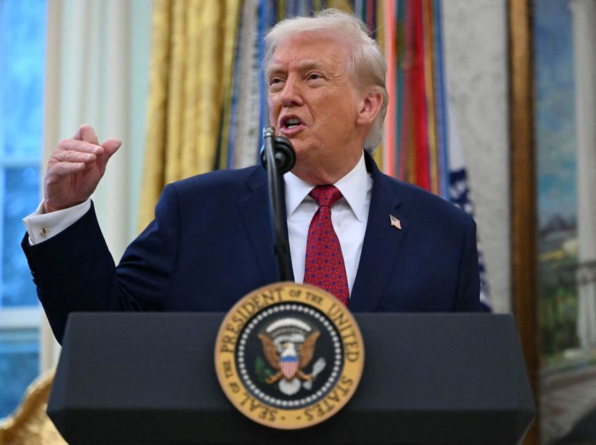 El presidente de Estados Unidos Donald J. Trump en la Casa Blanca.