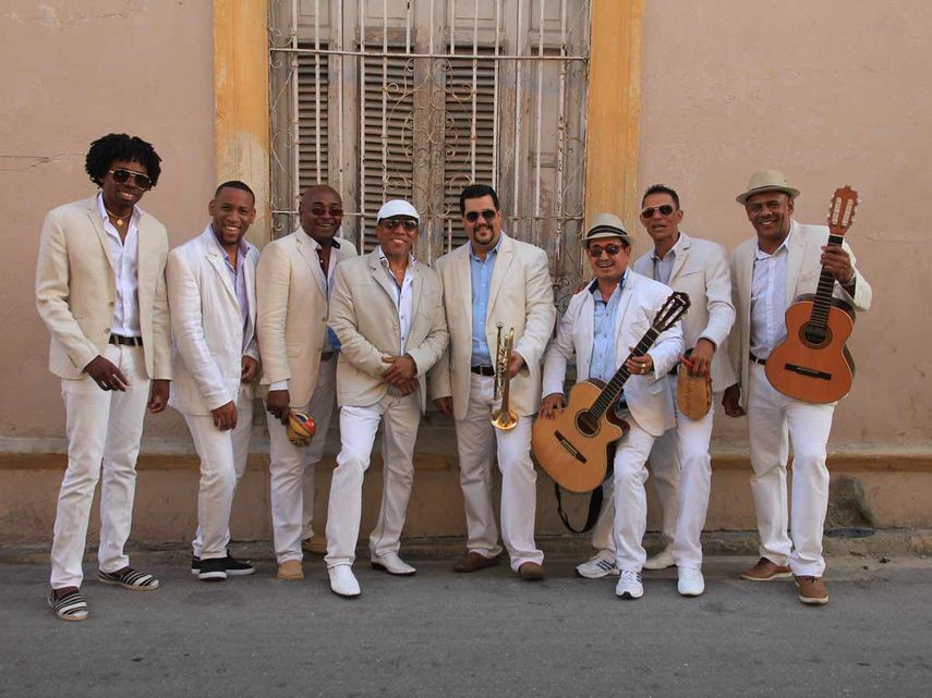 El grupo Septeto Santiaguero.