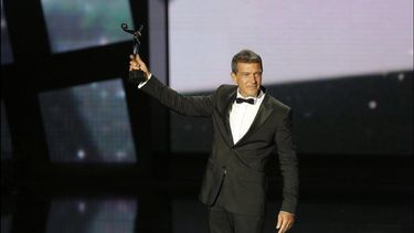 El actor Antonio Banderas en los Premios Platino.