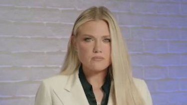 Erika Kirk, viuda del activista conservador Charlie Kirk.&nbsp;