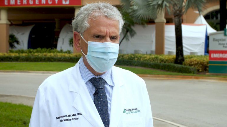 Sergio Segarra, jefe médico del Baptist Hospital.