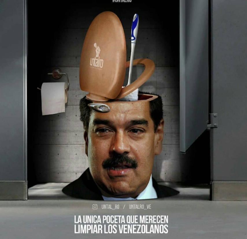 Uno de los montajes que se hizo luego de las declaraciones de Nicolas Maduro.&nbsp;