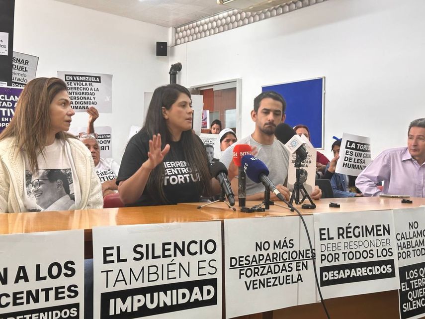 El Comitén por la Libertad de los Presos Políticos denunció también que el régimen chavista mantiene a, al menos, 60 personas en desaparición forzada