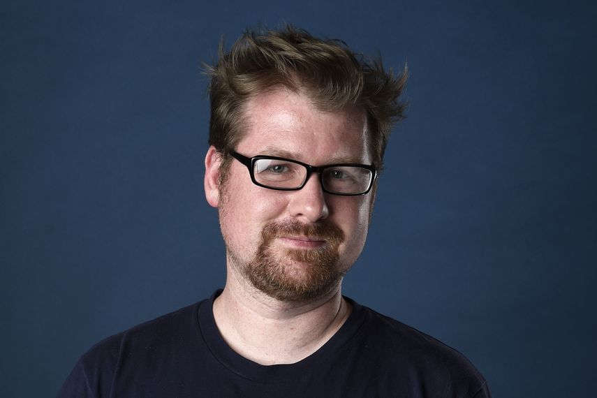Justin Roiland posa para promover la serie Rick and Morty en el segundo día de la Comic-Con el 21 de julio de 2017 en San Diego.