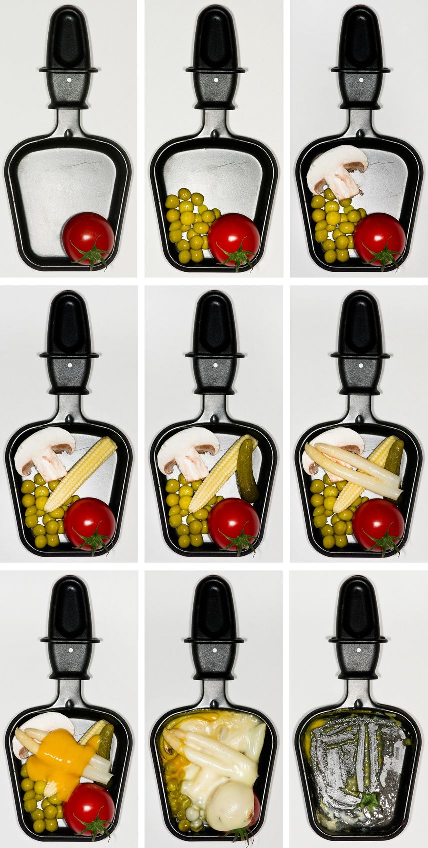 Variedad en cada sartén: en el raclette casi todo está permitido