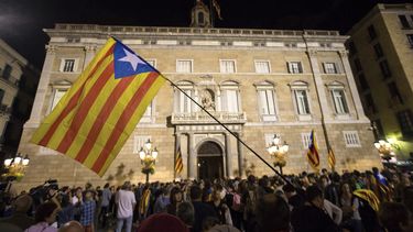 Manifiestantes a favor de la independencia.&nbsp;