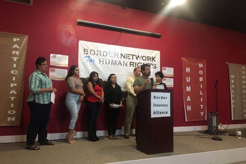 La Red Fronteriza por los Derechos Humanos apoya esta iniciativa de los dreamers de solicitar al congreso de EEUU una Dream Act limpia.