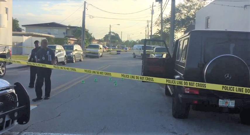 Los hechos ocurrieron cerca de la calle 5 con la avenida 37 del suroeste de Miami.