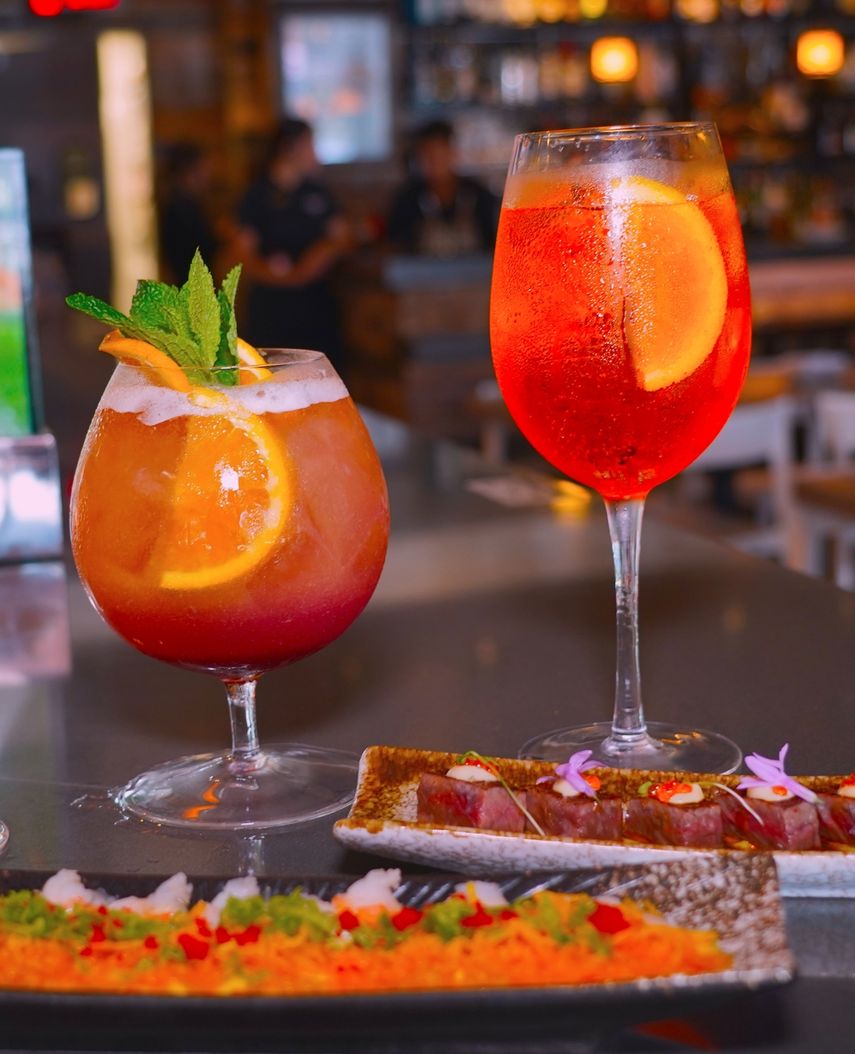 Algunos de los cocteles del menú de Sokai Sushi Bar.&nbsp;