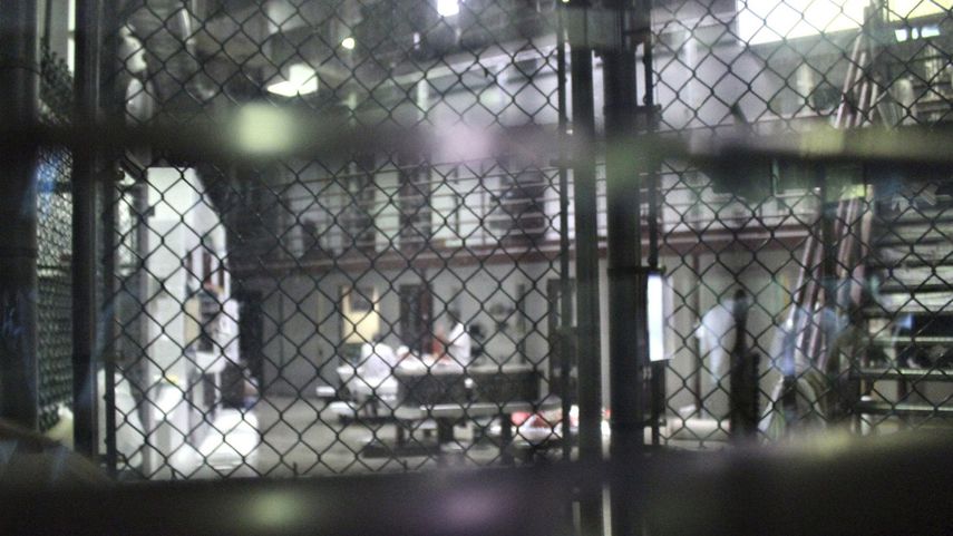 Foto de archivo de uno de los pabellones de la prisión de Guantánamo.