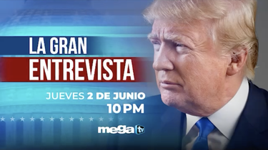 El expresidente de los Estados Unidos recibió a Tomás Regalado, de Mega TV, en su residencia de Mar-a-Lago, en Florida, en donde hablaron de todo y sin escaparle a ningún tema.