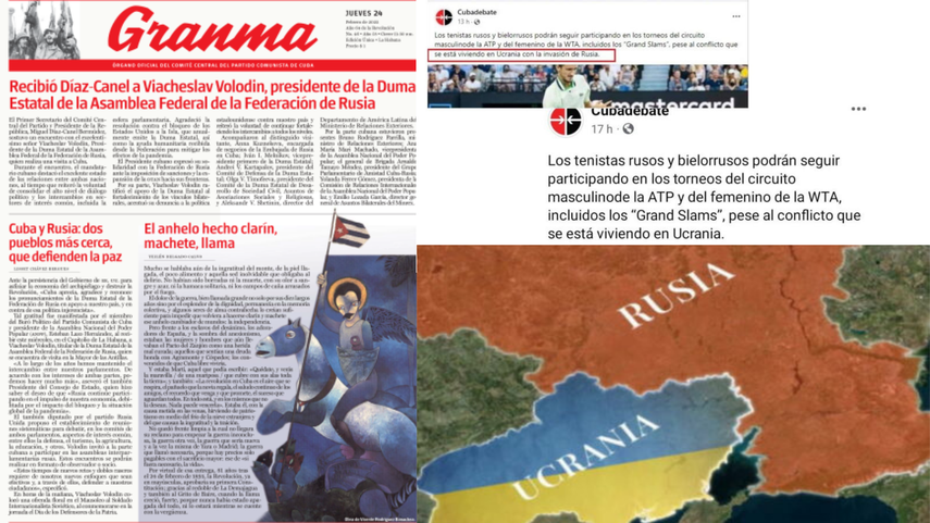Así manipula la prensa castrista el conflicto bélico en Ucrania