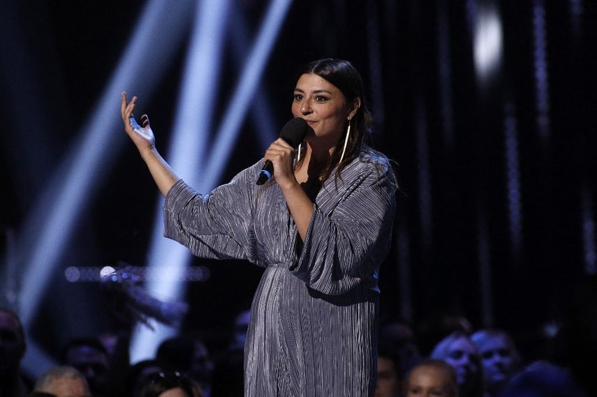 La cantante canadiense Elisapie Isaac actúa durante los Juno Music Awards en Budweiser Gardens en London, Ontario, Canadá, el 17 de marzo de 2019.&nbsp;
