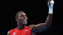 En esta foto de archivo tomada el 18 de agosto de 2016, el cubano Julio César La Cruz celebra la victoria contra el kazajo Adilbek Niyazymbetov durante el combate final masculino de peso pesado (81 kg) en los Juegos Olímpicos de Río 2016 en Riocentro En esta foto de archivo tomada el 18 de agosto de 2016, el cubano Julio César La Cruz celebra la victoria contra el kazajo Adilbek Niyazymbetov durante el combate final masculino de peso pesado (81 kg) en los Juegos Olímpicos de Río 2016 en Riocentro