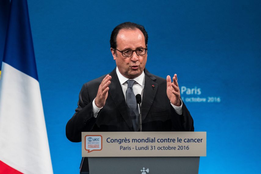 François Hollande, presidente de Francia