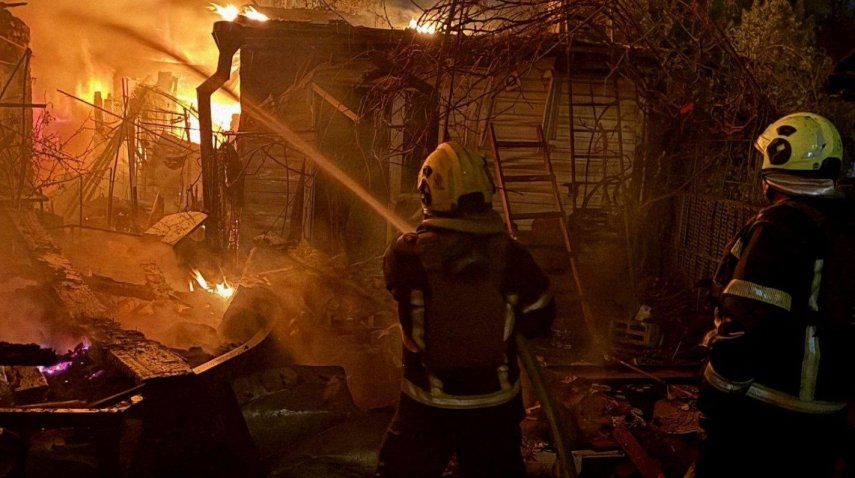 Imagen de archivo. Ataque ruso contra Kiev el 4 de mayo de 2025.