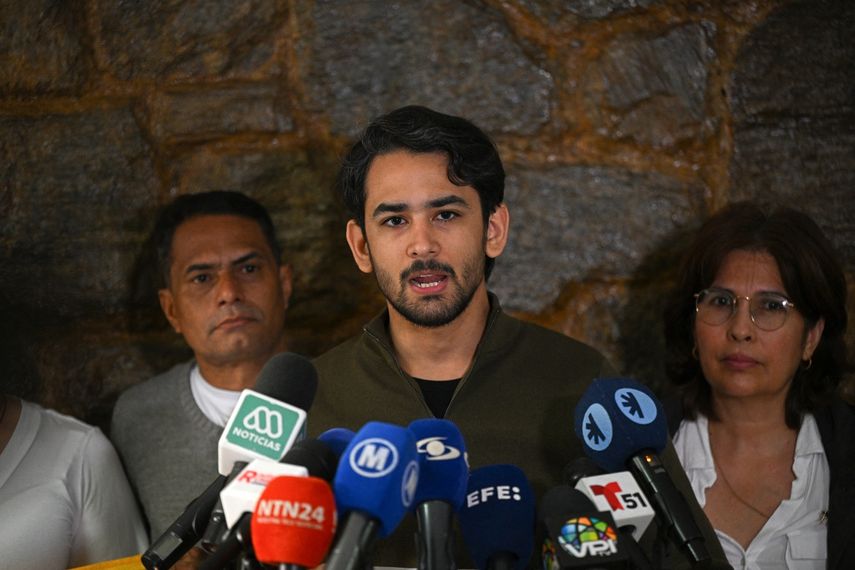 Ramón Guanipa, hijo de Juan Pablo Guanipa preso político en Venezuela