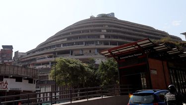 Vista general del Helicoide, donde se encuentra detenido desde la madrugada de este jueves Roberto&nbsp;Marrero, jefe de despacho del presidente (E) de Venezuela, Juan Guaidó.