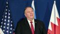El secretario de Estado estadounidense Mike Pompeo realiza una conferencia de prensa con el primer ministro israelí Benjamin Netanyahu y el canciller de Bahréin, Abdullatif bin Rashid Alzayani en Jerusalén. El secretario de Estado estadounidense Mike Pompeo realiza una conferencia de prensa con el primer ministro israelí Benjamin Netanyahu y el canciller de Bahréin, Abdullatif bin Rashid Alzayani en Jerusalén.