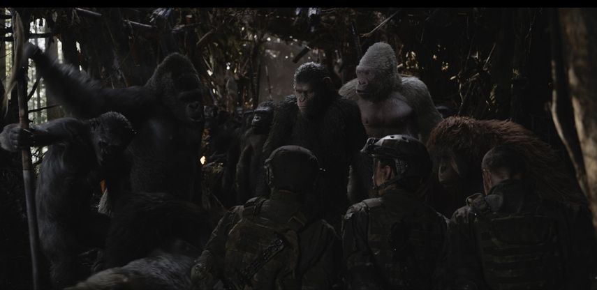 El actor Gabriel&nbsp;Chavarria en la película War for the Planet of the Apes.