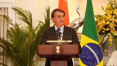 El mandatario de Brasil, Jair Bolsonaro.