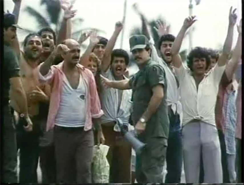 Escena de la película Amigos, del cineasta cubanoamericano Iván Acosta, rodada en Miami en 1985.