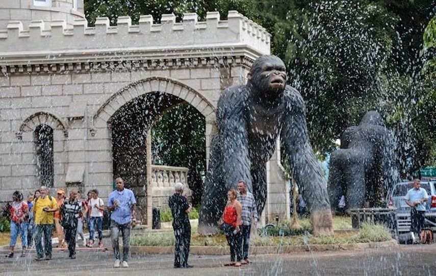 La llamada Finca de los monos en La Habana, Cuba.&nbsp;